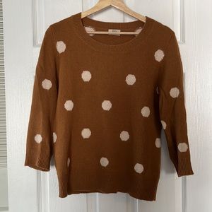 Madewell polka dot sweater